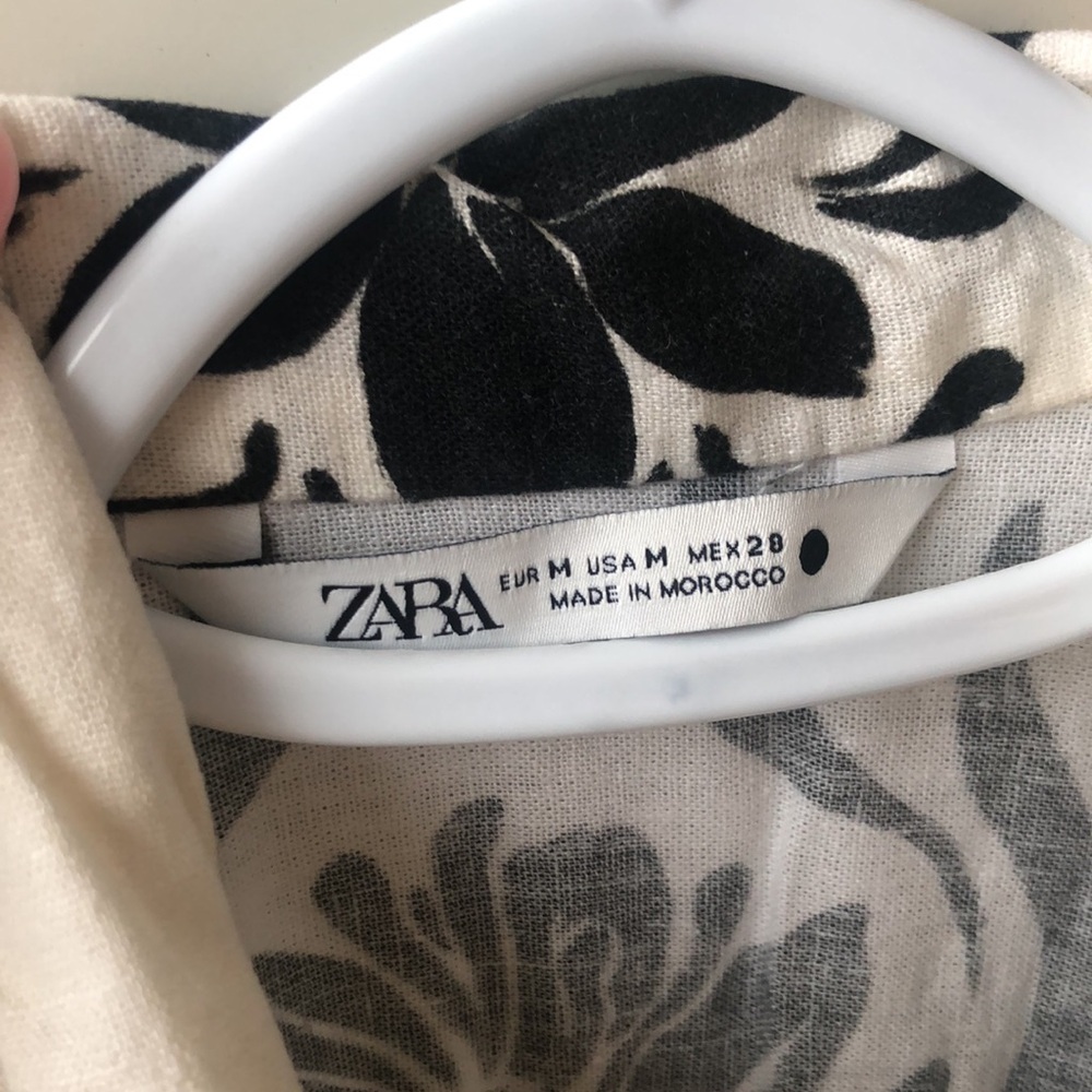 ZARA Black/Cream Dress - Picture 2 of 5